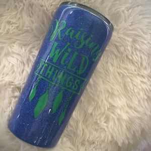 Glitter epoxy tumbler